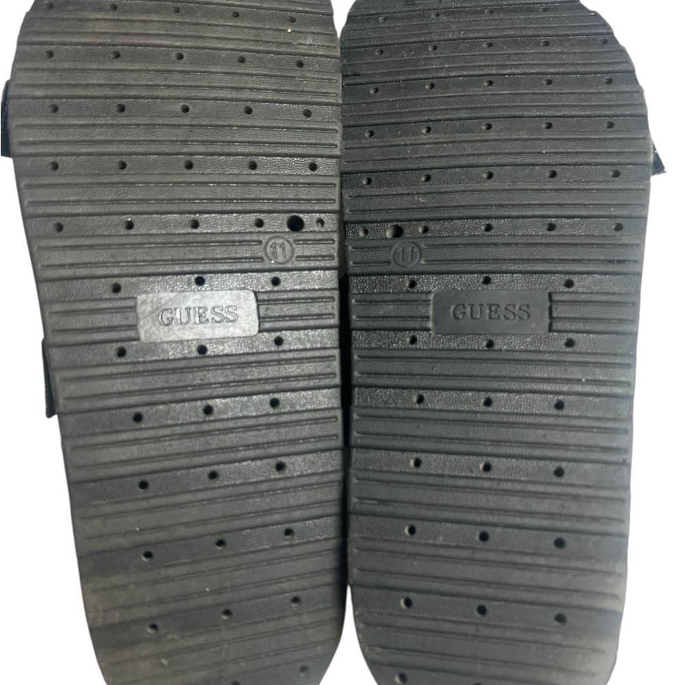 Guess Black Slide Sandals with Buckles Size 11 - Picture 6 of 6